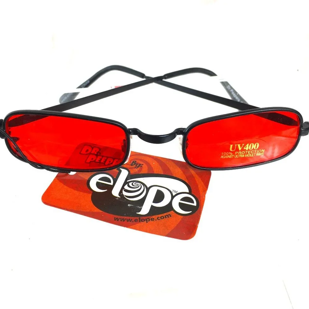 Red Vampire Night Stalker Gothic Cosplay Sunglasses  NWT NOS